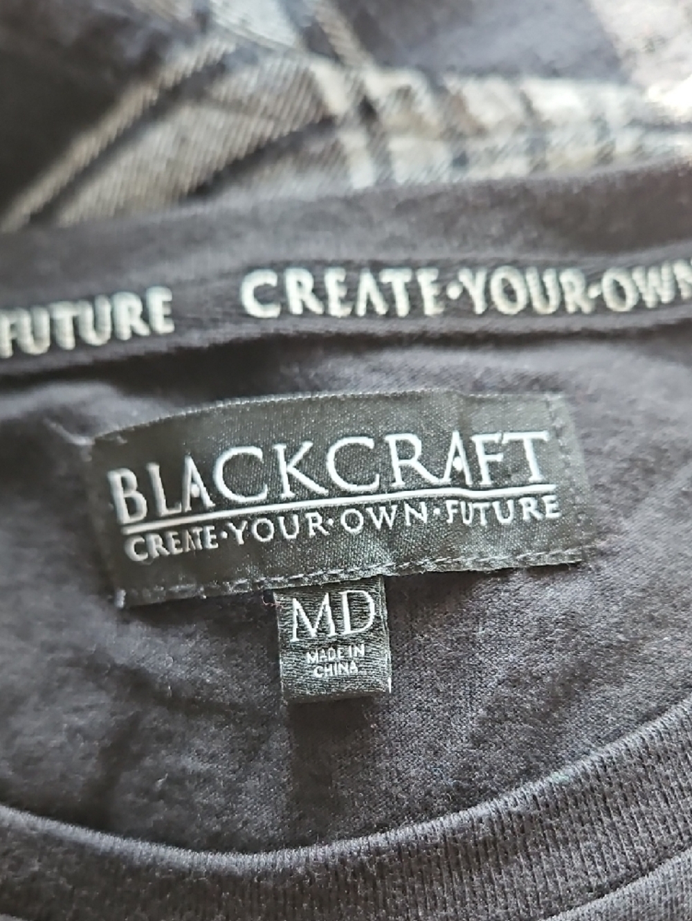 Blackcraft Cult Black Graphic Crop Tee - Picture 2 of 3